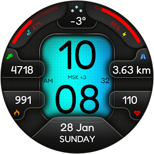 DIGI CURDA URX122 Watch face